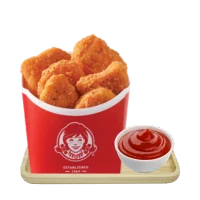 WENDY'S Menu USA - with Prices, Pictures & Calories 2025 48 6 pc spicy wendys nuggs