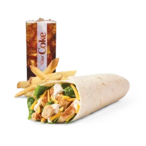 WENDY'S Menu USA - with Prices, Pictures & Calories 2025 13 wendys wrap combo