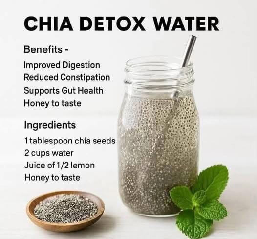 10 Refreshing Chia Seeds Detox Water Recipes for a Healthier You 2 chia detox water